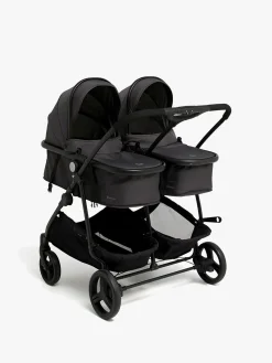 Beemoo Move Twin 2-in-1 Søskendevogn, Asphalt