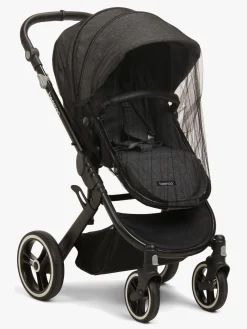 Beemoo Vogntilbehør*Myggenet til Sæde & Liggedel, Black Sort