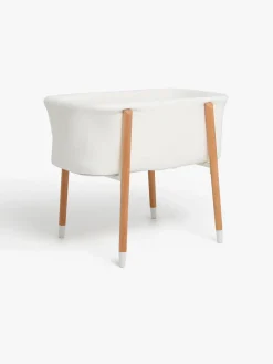 Beemoo Børnesenge & Tilbehør*Nordic Tremmeseng Puslebord & Skråstol, White/Wood