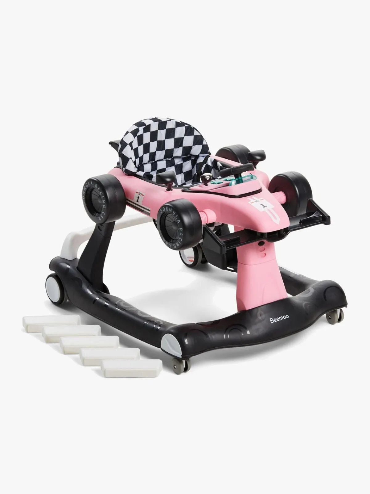 Beemoo PLAY Bil Gåstol, Pastel Pink