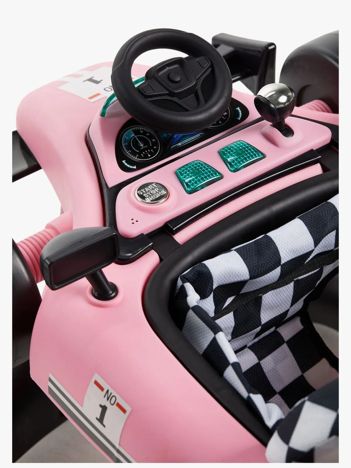 Beemoo PLAY Bil Gåstol, Pastel Pink