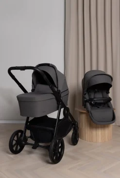 Beemoo Duo- & Kombivogne*Pro Multi 2 Duovogn, Mocha Grey