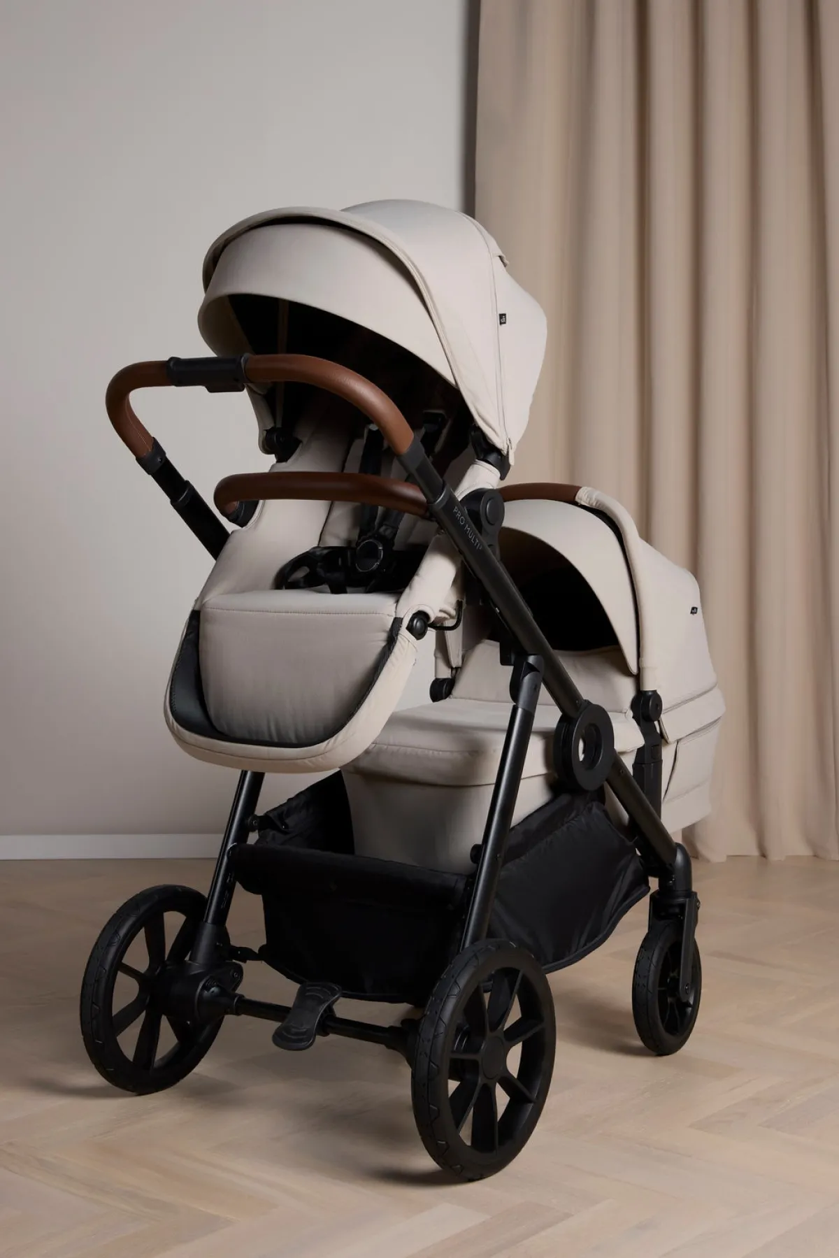 Beemoo Duo- & Kombivogne>Pro Multi 2 Duovogn, Latte Beige