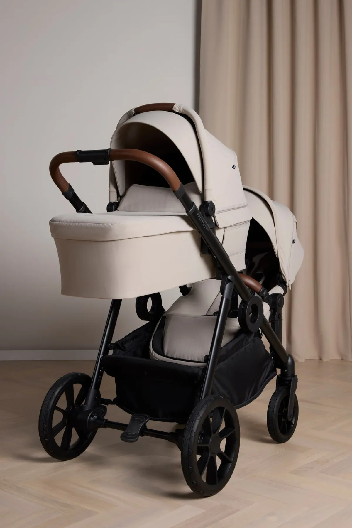 Beemoo Duo- & Kombivogne>Pro Multi 2 Duovogn, Latte Beige