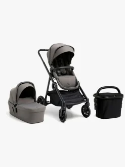 Beemoo Duo- & Kombivogne*Pro Multi 2 Duovogn inkl. Indkøbskurv, Mocha Grey