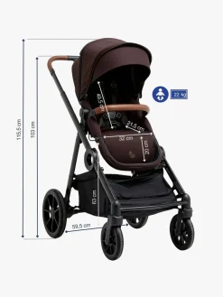 Beemoo Klapvogne></noscript>Pro Multi 2 Klapvogn, Espresso Brown