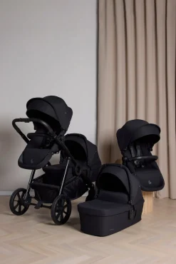 Beemoo Tvillingevogne>Pro Multi 2 Tvillingevogn, Coffee Black