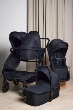 Beemoo Vognpakker>Pro Twin 2 Tvillingevogn, Coffee Black