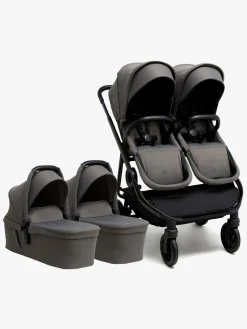 Beemoo Vognpakker*Pro Twin 2 Tvillingevogn, Mocha Grey