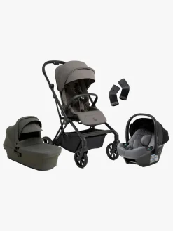 Beemoo Vognpakker*Pro Twist Duovogn inkl. Route Autostol Baby, Mocha Grey/Mineral Grey