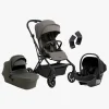 Beemoo Vognpakker*Pro Twist Duovogn inkl. Route Autostol Baby, Mocha Grey/Black Stone