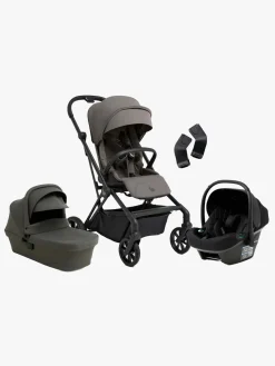 Beemoo Vognpakker*Pro Twist Duovogn inkl. Route Autostol Baby, Mocha Grey/Black Stone