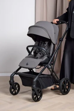 Beemoo Vognpakker*Pro Twist Duovogn inkl. Route Autostol Baby, Mocha Grey/Black Stone