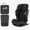 Beemoo Autostole 15-36 Kg|Autostolspakker*Recline i-Size Autostol inkl. 3-i-1 Sædebeskytter, Black Mesh