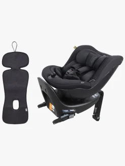 Beemoo Autostolspakker>Reverse i-Size Bagudvendt Autostol inkl. Ventilerende Hynde, Black Stone/Antracit