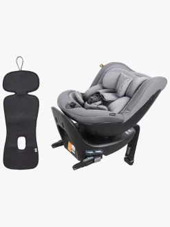 Beemoo Autostolspakker>Reverse i-Size Bagudvendt Autostol inkl. Ventilerende Hynde, Mineral Grey/Antracit