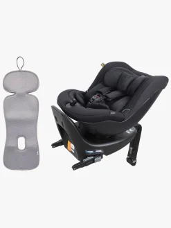 Beemoo Autostolspakker>Reverse i-Size Bagudvendt Autostol inkl. Ventilerende Hynde, Black Stone/Grey