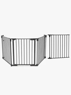 Beemoo Sikkerhed*SAFE Protect Skruegitter/rumdeler 3 Sektioner inkl. Forlængerdel 60 cm, Black