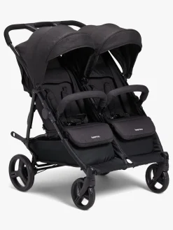 Beemoo Søskendevogne|Tvillingevogne*Twin Shopper Søskende- & Tvillingevogn, Black Mélange Grå/Sort