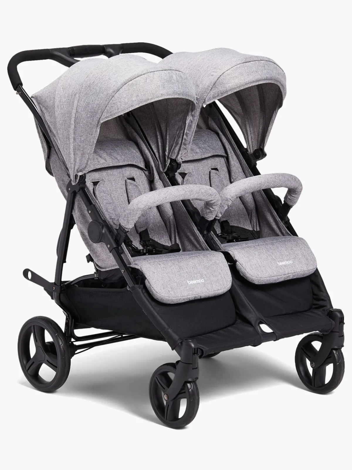 Beemoo Tvillingevogne|Søskendevogne*Twin Shopper Søskende- & Tvillingevogn, Grey Mélange Grå