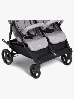 Beemoo Tvillingevogne|Søskendevogne*Twin Shopper Søskende- & Tvillingevogn, Grey Mélange Grå