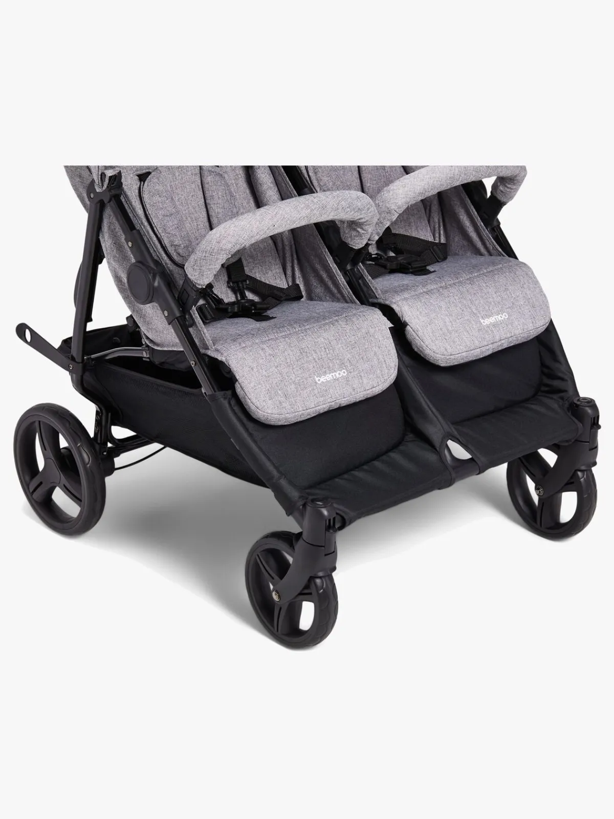 Beemoo Tvillingevogne|Søskendevogne*Twin Shopper Søskende- & Tvillingevogn, Grey Mélange Grå