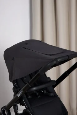 Beemoo Vogntilbehør*UV Solbeskyttelse med Vindue til Vogn, Stone