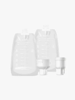 Beemoo  CARE Wearable LED Elektrisk Brystpumpe Single inkl. Modermælksposer Modermælksflaske & Opbevaringstaske