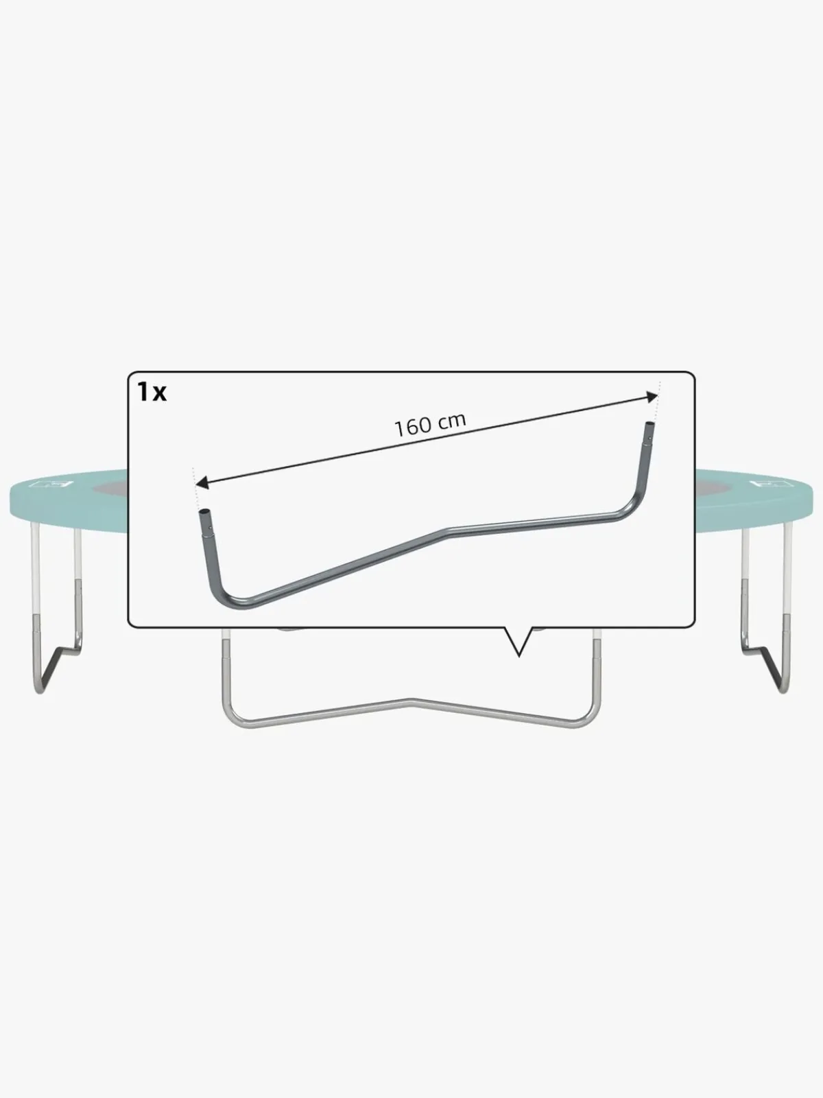 BERG Reservedel Favorit W-ben 380 160 cm