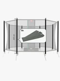 BERG Reservedel Safety Net Comfort Stolpepolstring 203 cm 8 stk