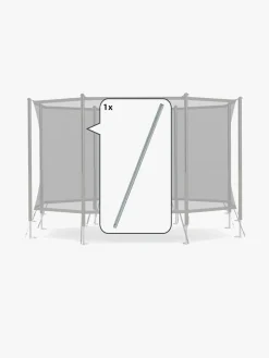 BERG Reservedel Safety Net Comfort Øvre Rør til Fjederfastgørelsesdel 120 Cm