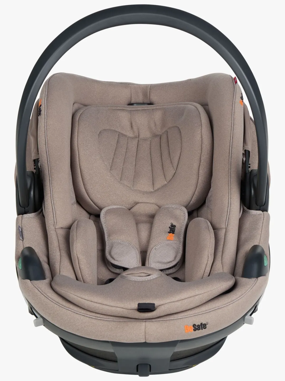 BeSafe Autostole 0-13 Kg*Go Beyond 2 Autostol Baby, Dark Sand Soft Breeze