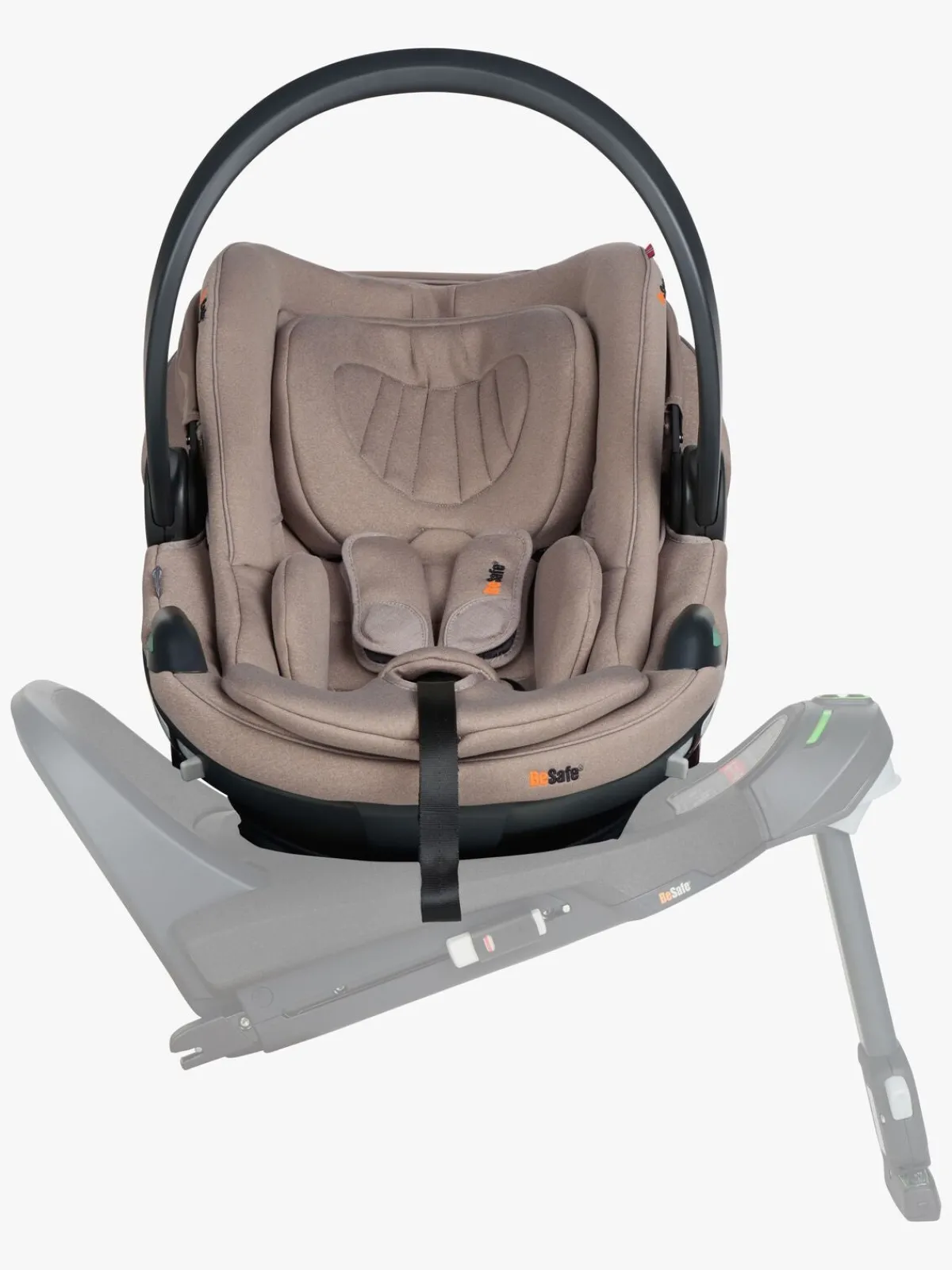 BeSafe Autostole 0-13 Kg*Go Beyond 2 Autostol Baby, Dark Sand Soft Breeze