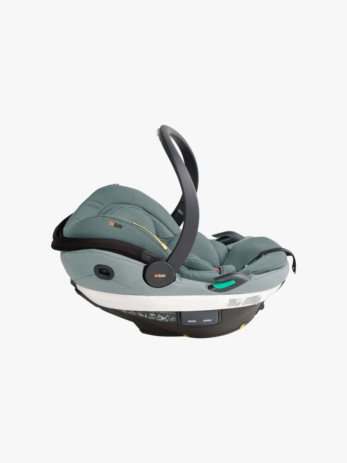 BeSafe Autostole 0-13 Kg*Go Beyond Autostol Baby, Sea Green Mélange Grøn
