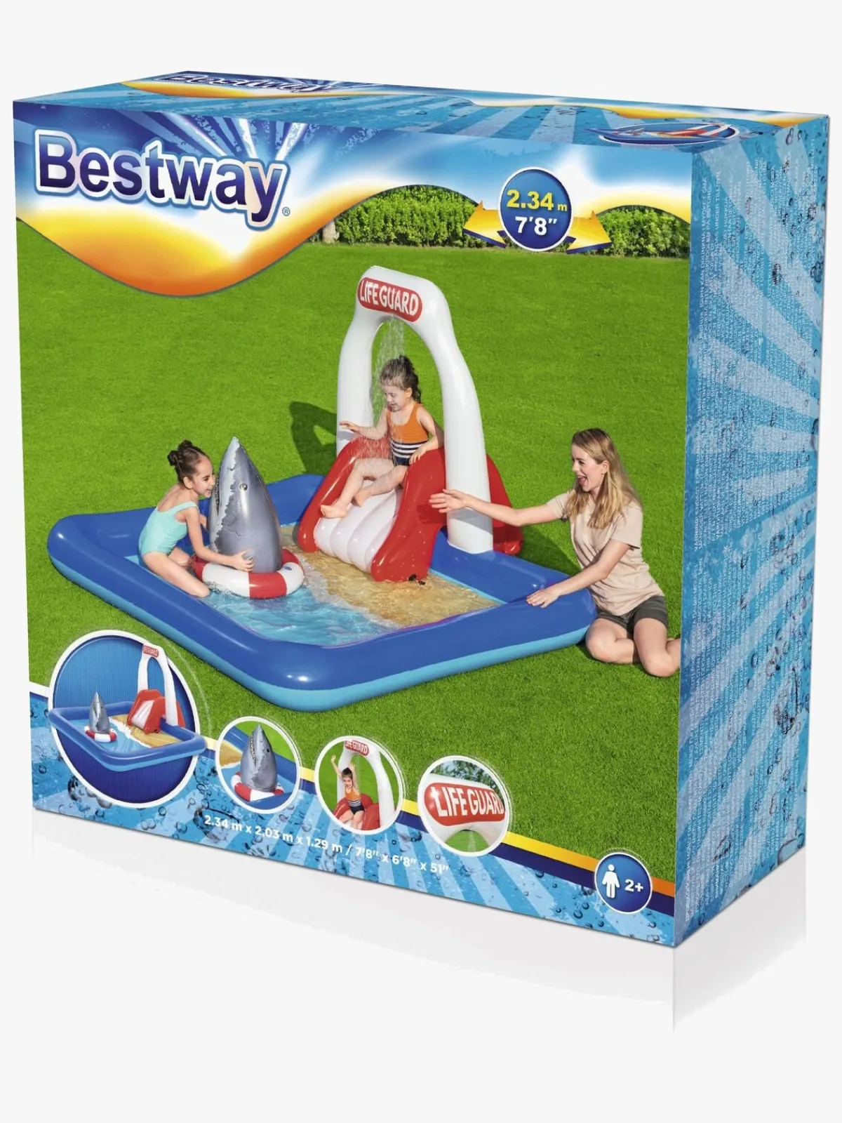 Bestway Lifeguard Tower Sprinkler Pool
