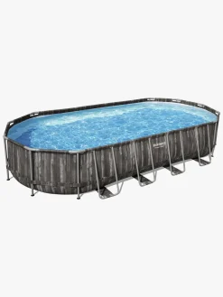Bestway Power Steel Oval poolsæt 732x366x122 cm