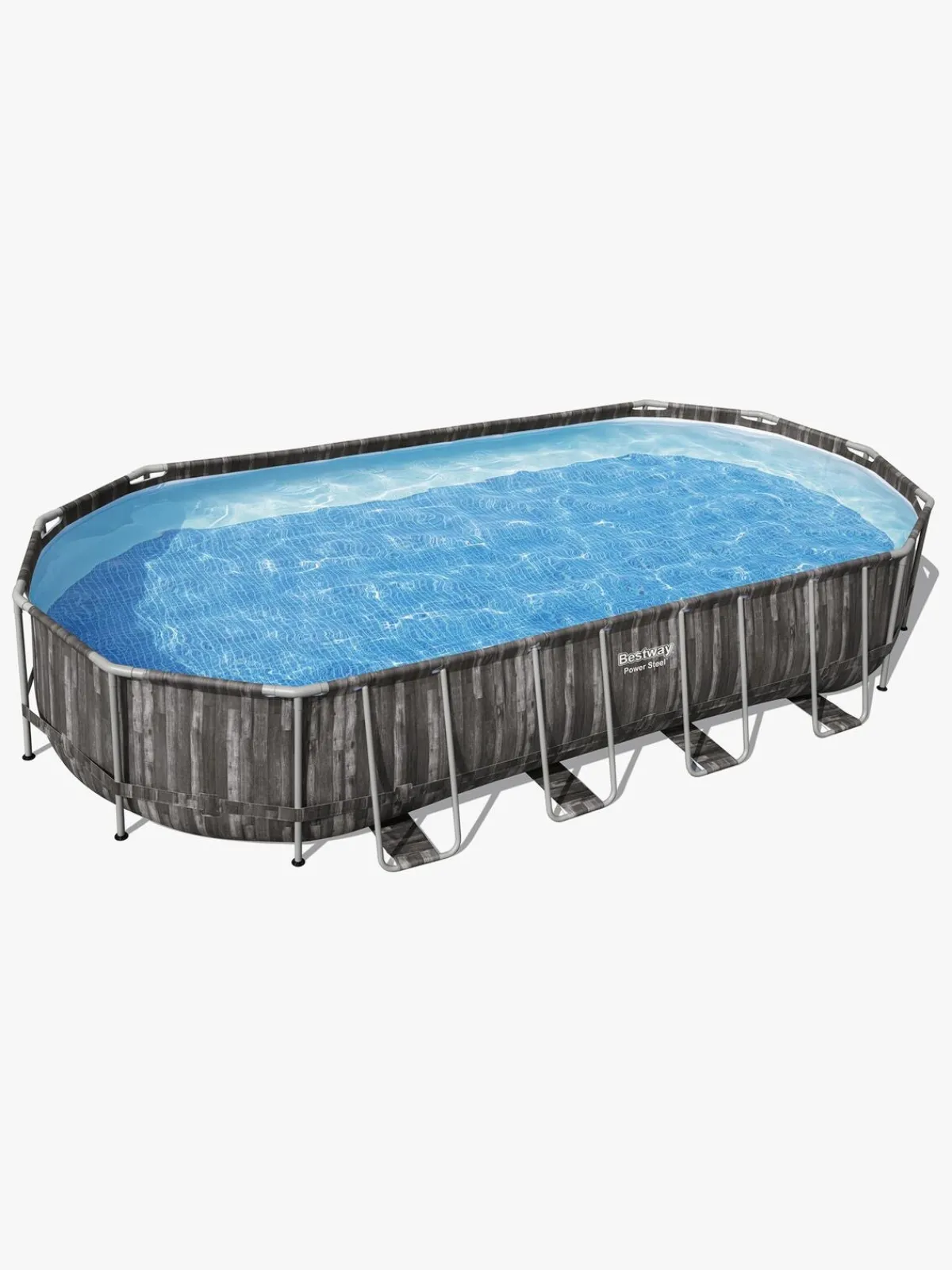 Bestway Power Steel Oval poolsæt 732x366x122 cm