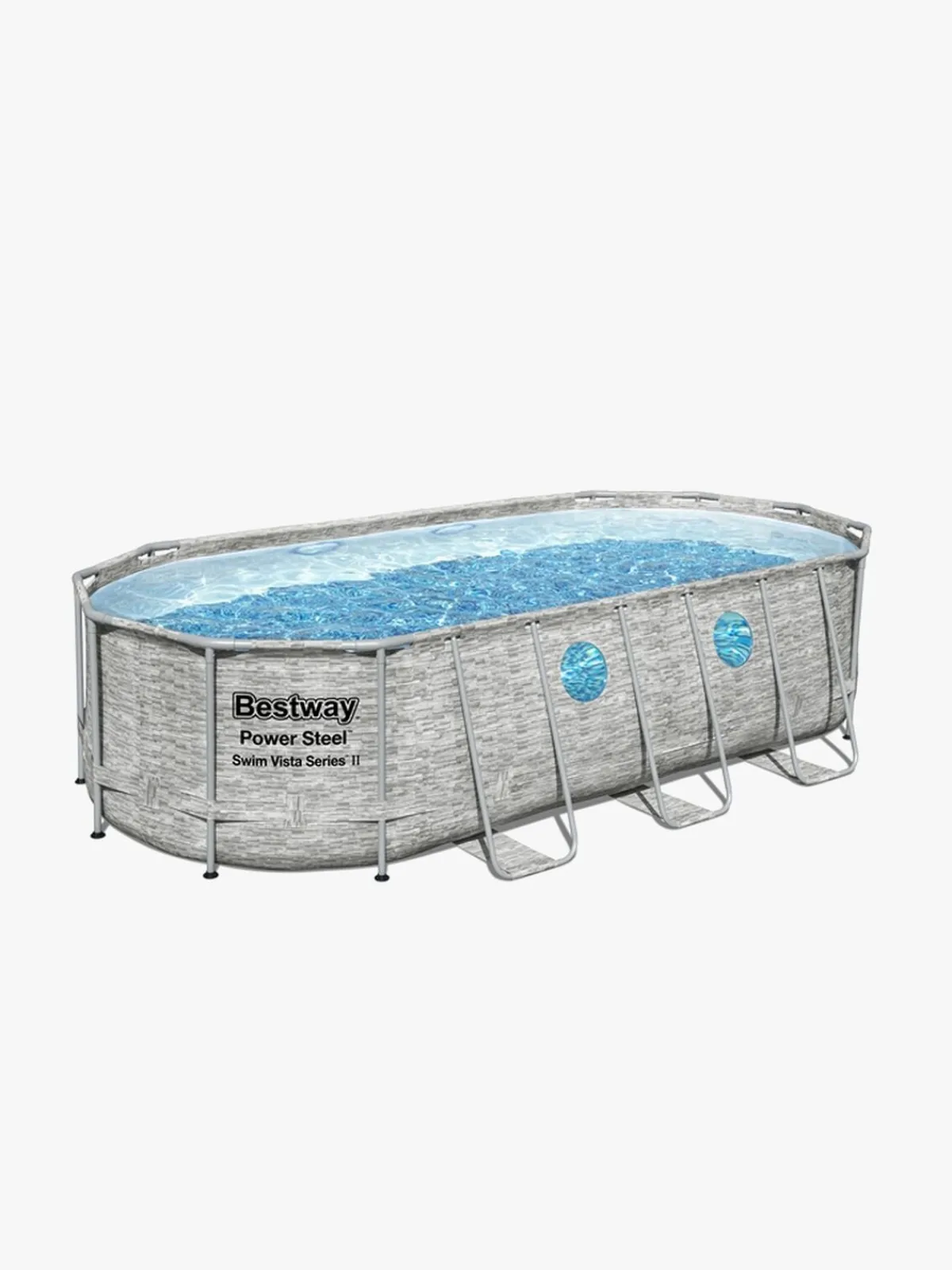 Bestway Power Steel Swim Vista Series Oval poolsæt 549x274x122 cm