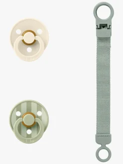 BIBS Sutter & Suttesnore>Colour Sut & Loop Suttesnor Gavesæt Latex Str. 1, Sage