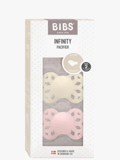 BIBS Infinity Sut 2-pak Str. 2 Anatomical, Ivory/Blossom