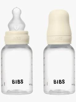 BIBS Spisetid*Slow Flow Sutteflaske Silicone 2-pak 150 ml, Ivory