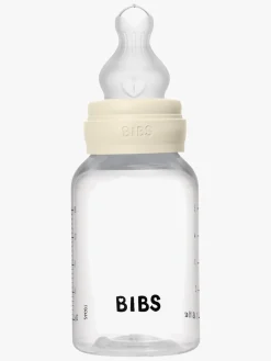 BIBS Spisetid*Slow Flow Sutteflaske Silicone 2-pak 150 ml, Ivory