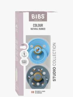 BIBS Studio Colour Bumblebee Sut 2-pak Latex Str. 1, Breeze