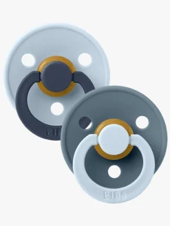 BIBS Sutter & Suttesnore*Studio Colour Fusion Sut 2-pak Str. 1, Baby Blue Petrol mix Blå