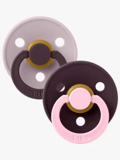 BIBS Sutter & Suttesnore*Studio Colour Fusion Sut 2-pak Str. 1, Dusky Lilac Plum mix Lilla/Lyserød