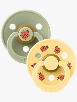 BIBS Sutter & Suttesnore>Studio Colour Ladybug Sut 2-pak Latex Str. 2, Sage