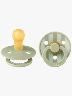 BIBS Studio Colour Sut 2-Pak Latex Str. 1 Rund, Pin/Sage Mix