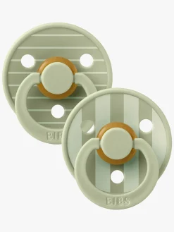 BIBS Studio Colour Sut 2-Pak Latex Str. 1 Rund, Pin/Sage Mix