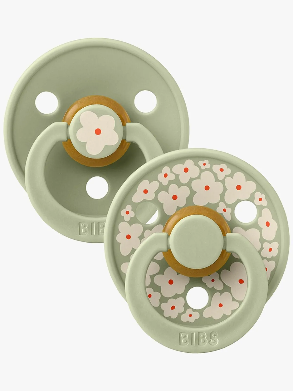 BIBS Studio Colour Sut 2-Pak Latex Str. 1 Rund, Jasmine/Sage Mix