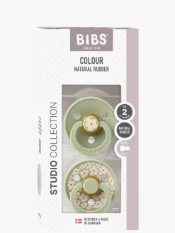 BIBS Studio Colour Sut 2-Pak Latex Str. 2 Rund, Jasmine/Sage Mix